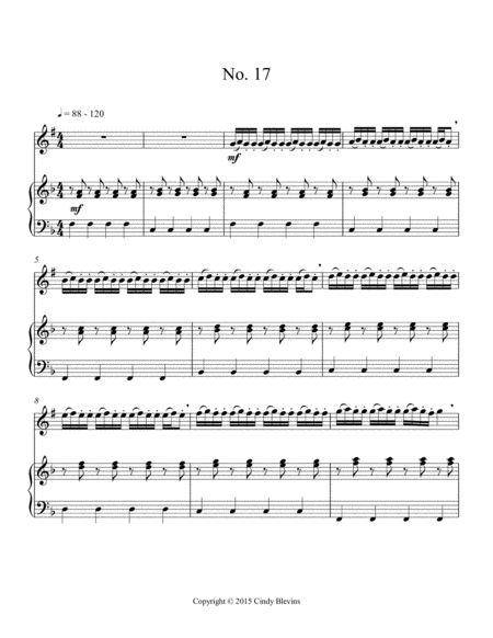 Intermediate Clarinet Study 17 From The Blevins Collection Melodic Technical Studies For Bb Clarinet Page 2