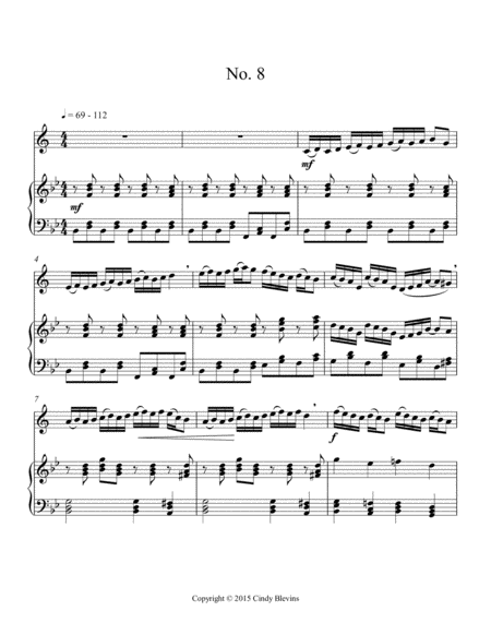 Intermediate Clarinet Study 8 From The Blevins Collection Melodic Technical Studies For Bb Clarinet Page 2