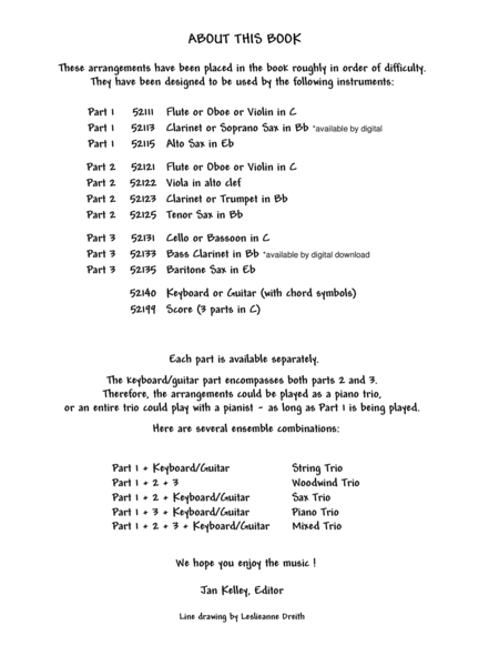 Intermediate Music For Three Volume 1 Part 1 Clarinet In Bb Dd52113 Page 2