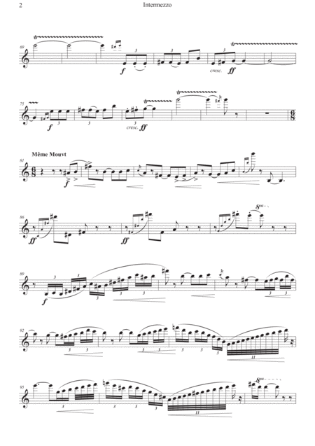 Intermezzo Edouard Lalo Symphonie Espagnole Page 2