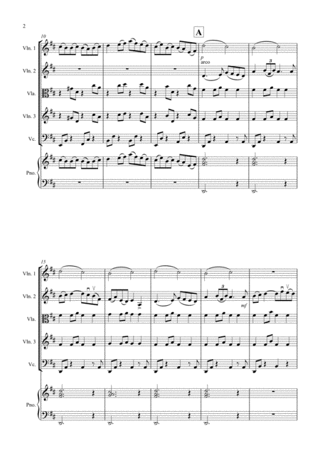 Intermezzo Fantasia From Carmen For String Quartet Page 2