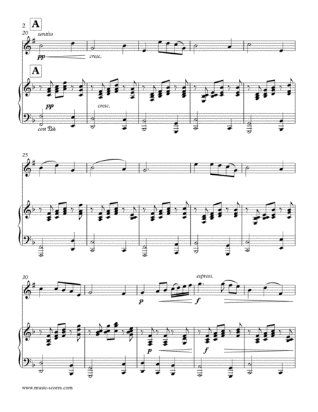 Intermezzo From Cavalleria Rusticana Euphonium And Piano Page 2