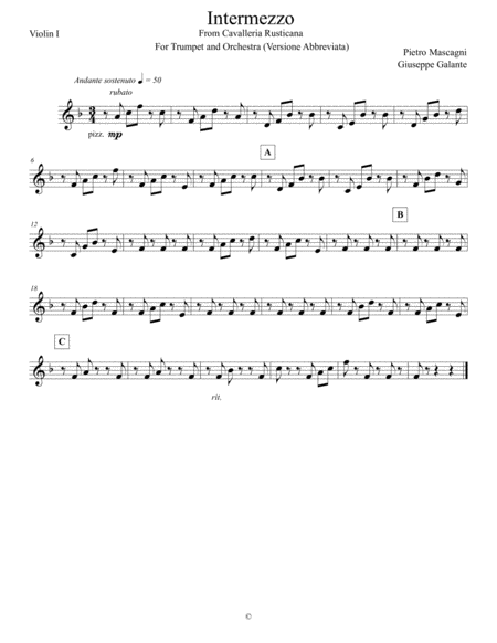 Intermezzo From Cavalleria Rusticana For Trumpet Page 2