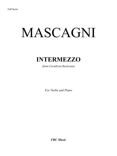 Intermezzo From Cavalleria Rusticana For Violin And Piano Page 2