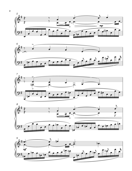 Intermezzo No 2 For Solo Piano Page 2