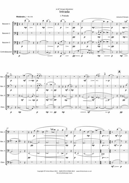 Intrada Bassoon Quartet Page 2