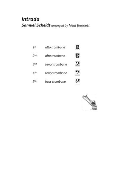 Intrada For Trombone Quintet Page 2