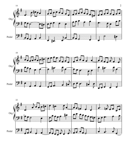 Introduction Fugue In G Major For Organ Op 20 Page 2
