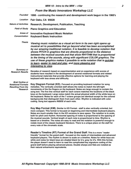 Introduction To The Music Innovators Workshop Page 2