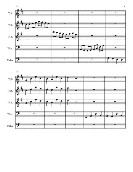 Intuition For Brass Quintet Page 2