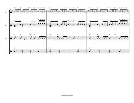 Invader Drumline Cadence Page 2