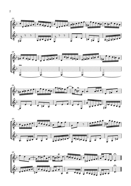 Invention 4 For Guitar Duet Bwv 774 Page 2