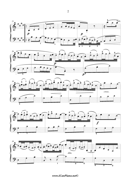 Invention 6 In E Bwv 777 Js Bach Icanpiano Style Page 2