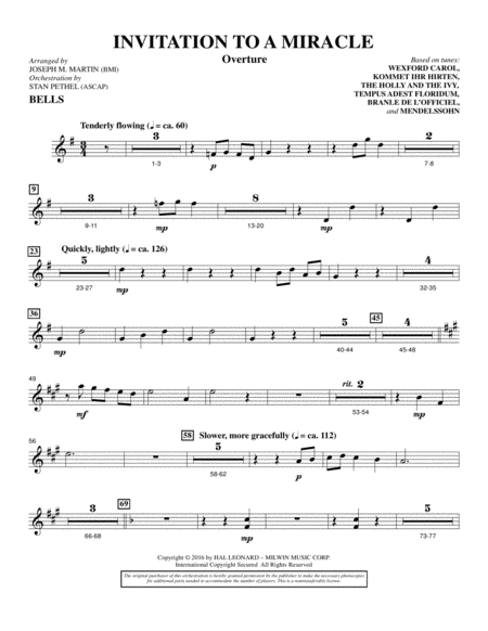 Invitation To A Miracle A Cantata For Christmas Bells Page 2
