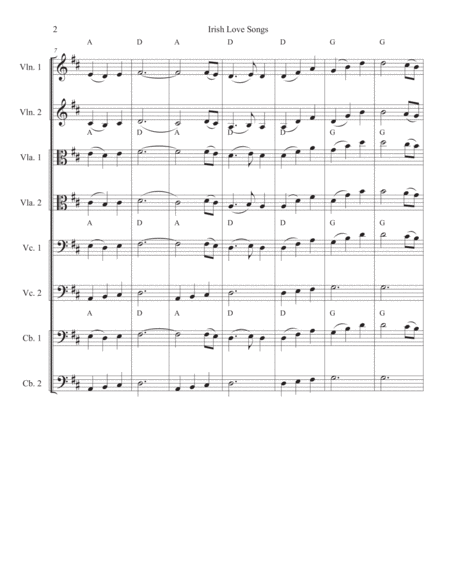 Irish Love Songs For Strings Page 2