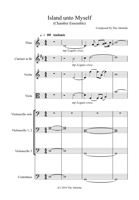 Island Unto Myself Chamber Ensemble With Cello Solo Page 2