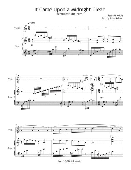 It Came Upon A Midnight Clear Violin Solo Page 2