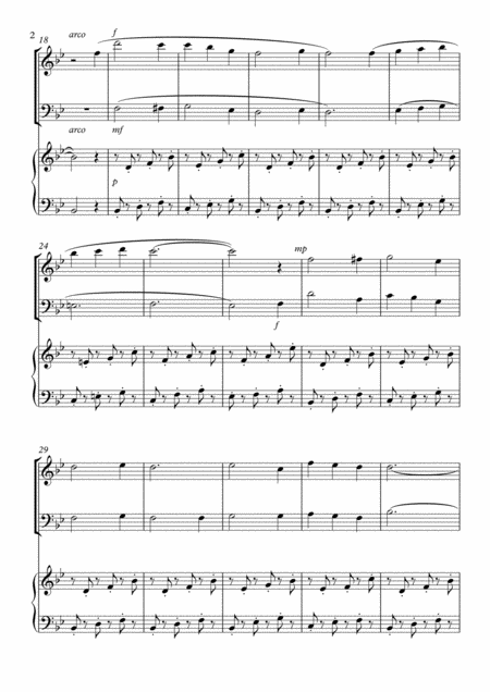 It Came Upon The Midnight Clear Trio For Violin Cello Piano Page 2