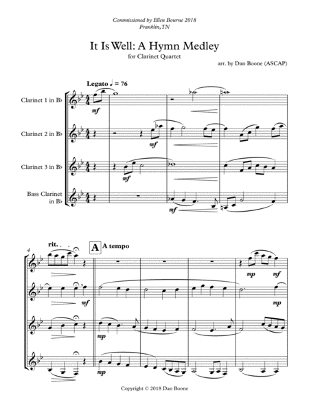 It Is Well A Hymn Medley Page 2