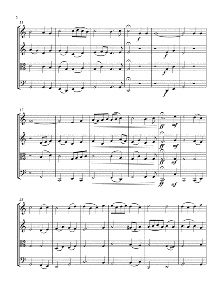 It Is Well With My Soul String Quartet Page 2