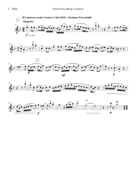 It Isnt Easy Being A Cuckoo For Flute And Clarinet Duet Page 2