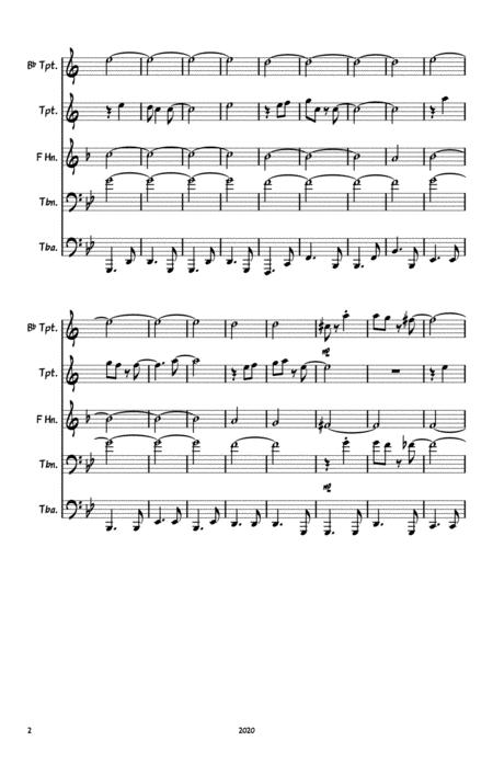 It Just Me Brass Quintet Page 2