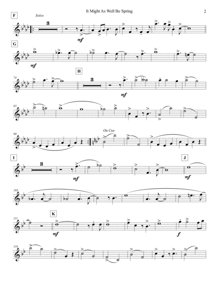 It Might As Well Be Spring Bass Flute Page 2