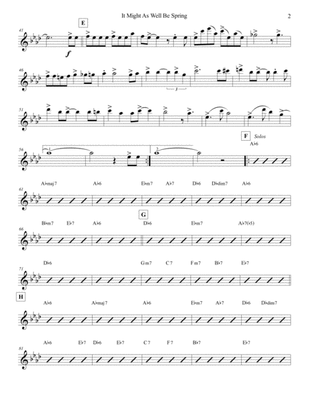 It Might As Well Be Spring Flute 1 Page 2