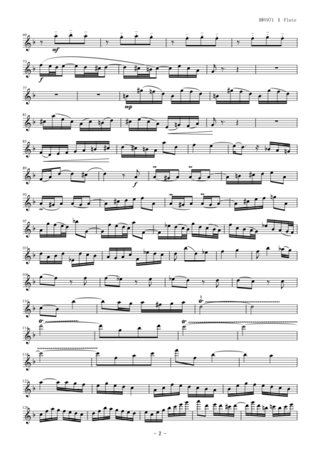 Italian Concerto Bwv971 1st Mov For Flute Trio Page 2