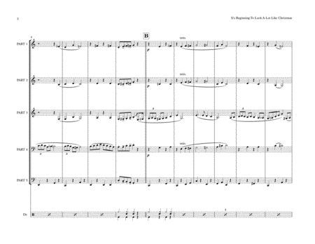 Its Beginning To Look Like Christmas A Flex Band Arr Page 2
