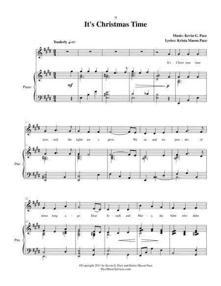 Its Christmas Time Vocal Solo With Piano Accompaniment Page 2