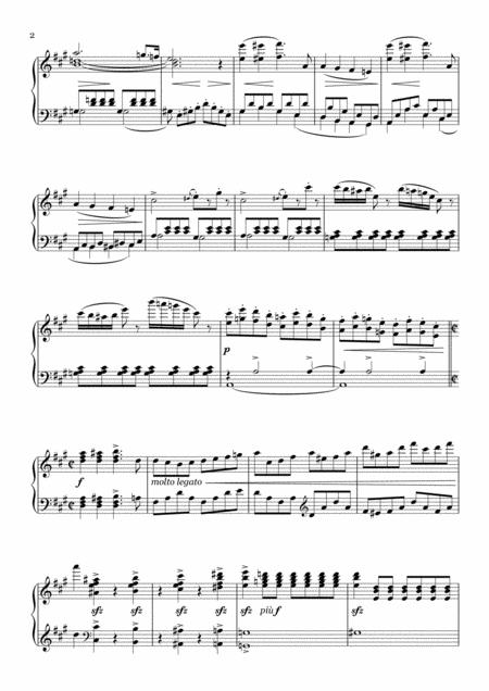 J Strauss Ii Overture Die Fledermaus Piano Solo Page 2