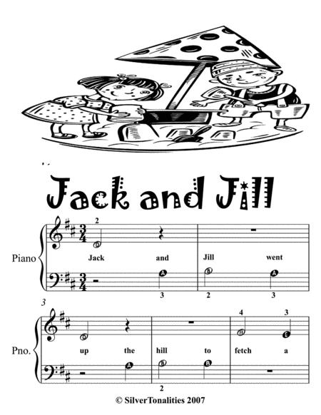 Jack And Jill Beginner Piano Sheet Music Page 2