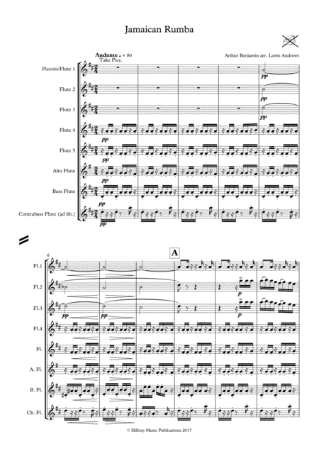 Jamaican Rumba Arr Flute Choir Page 2