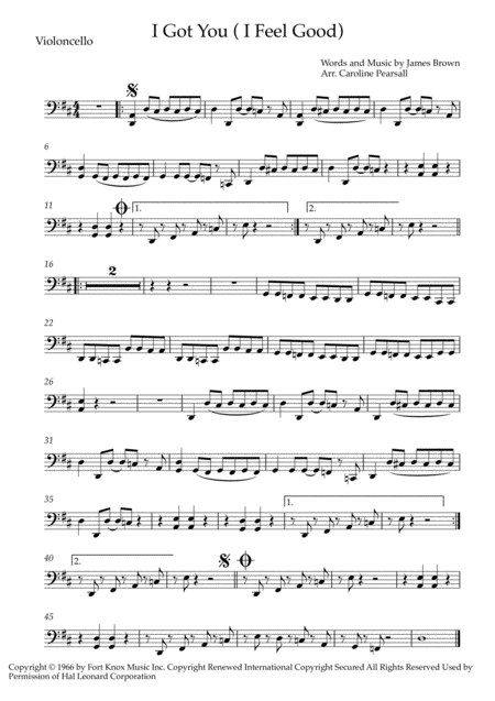 James Brown I Got You I Feel Good String Trio Page 2