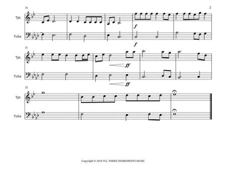 Jana Gana Mana India National Anthem Trumpet And Tuba Duet Page 2