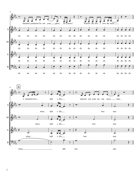 Jar Of Hearts Ssab A Cappella Page 2