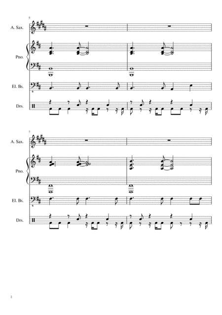 Jazzy Funky Beats Score Parts Page 2