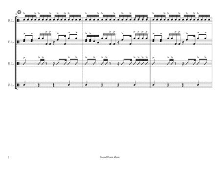 Jelly Bean Drumline Cadence Page 2