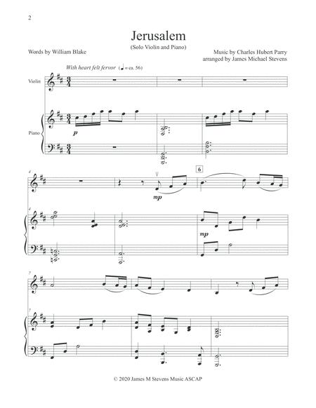 Jerusalem Violin Piano Page 2