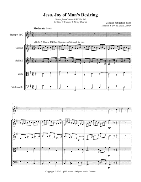 Jesu Joy Of Mans Desiring Trumpet Page 2
