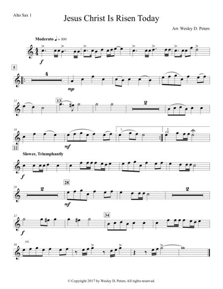 Jesus Christ Is Risen Today Sax Sextet Page 2