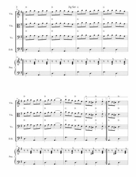 Jig Set Three Irish Jigs For Violin Viola Or Cello Solo With Accompaniment Page 2