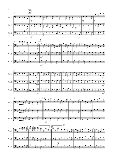 Jills Jig For Cello Trio Page 2