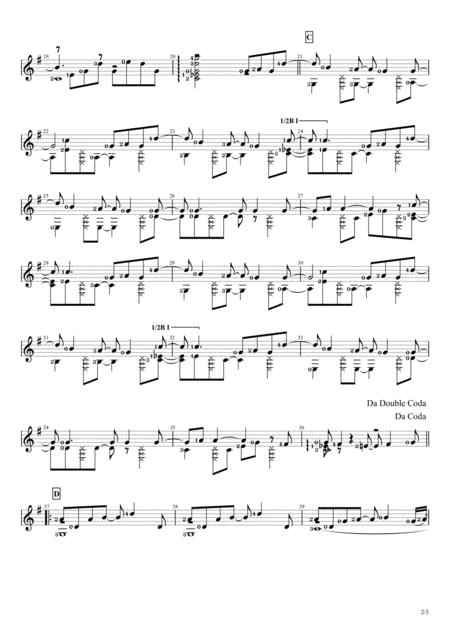 Jingga Solo Guitar Score Page 2