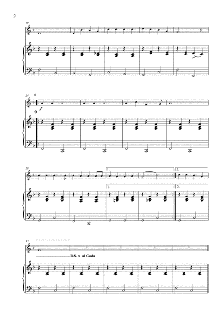Jingle Bells Arranged For Violin Piano Page 2
