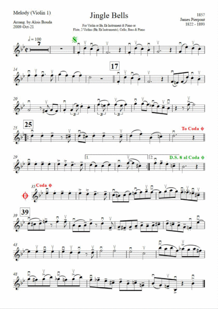 Jingle Bells Easily Swinging Ensemble Page 2