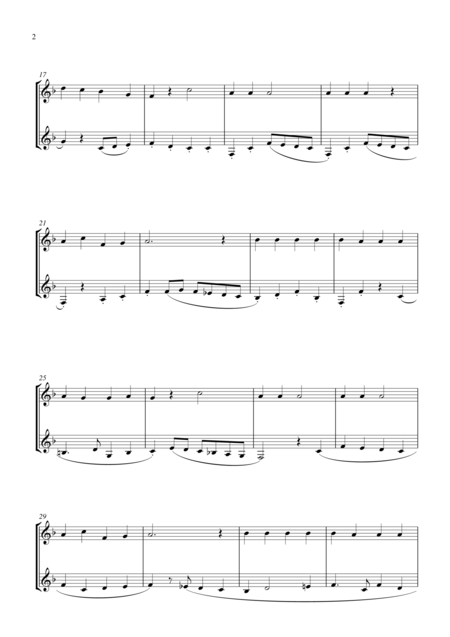 Jingle Bells For Clarinet Bb Duet Suitable For Grades 1 5 Page 2