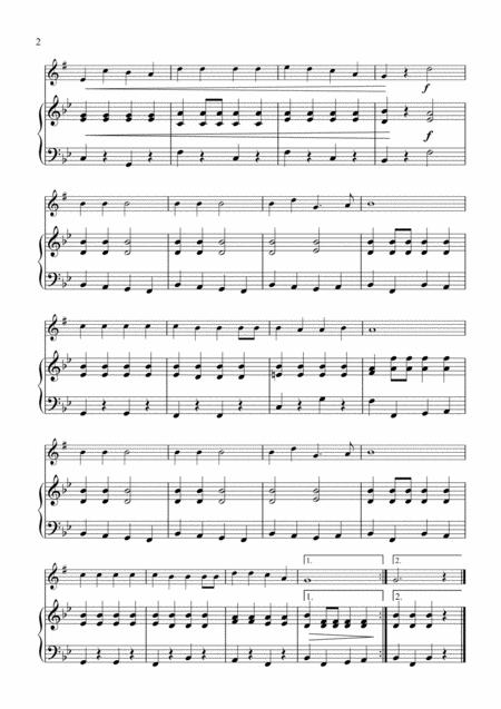 Jingle Bells For Solo Horn In Eb And Piano Page 2