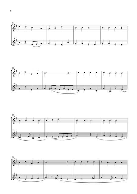 Jingle Bells For Trombone Duet Treble Clef Suitable For Grades 2 6 Page 2